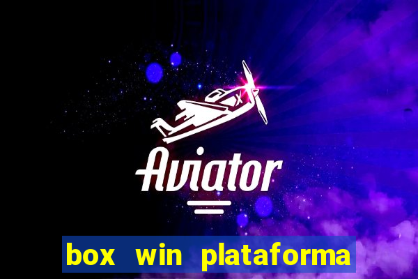 box win plataforma de jogos